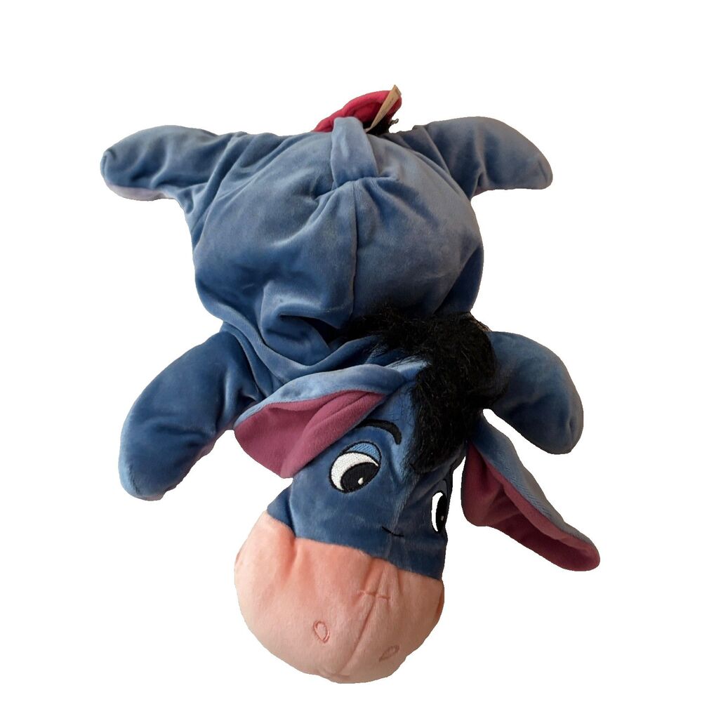 Disney Fisher-Price Eeyore Plush Stuffed Animal Blue 11" Vintage 2001 Mattel